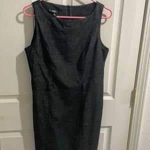 Dress made to look like black denim. Size 10